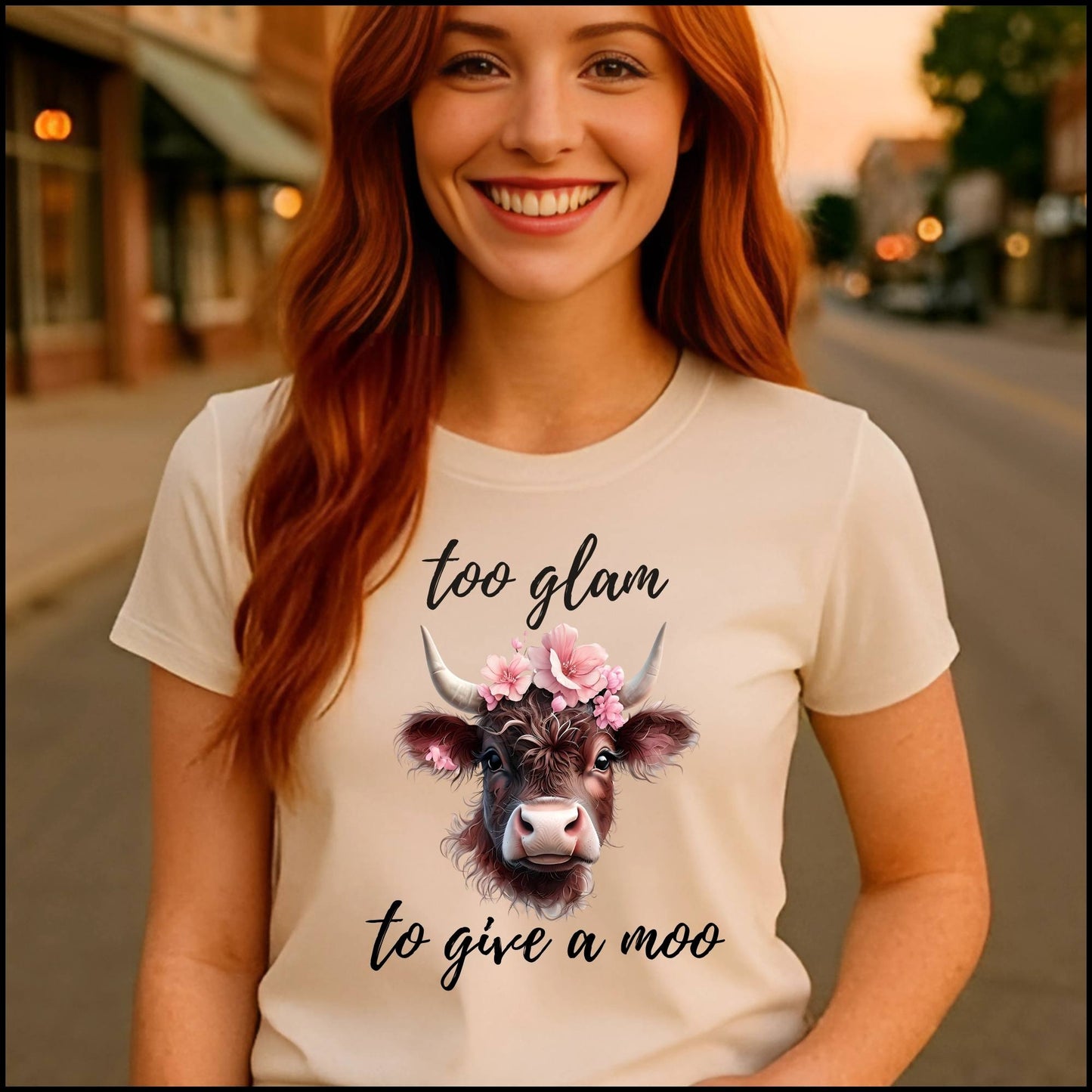 Glam Cow Tee