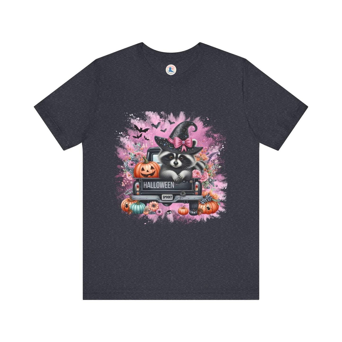 Spooky Raccoon Halloween Truck Tee