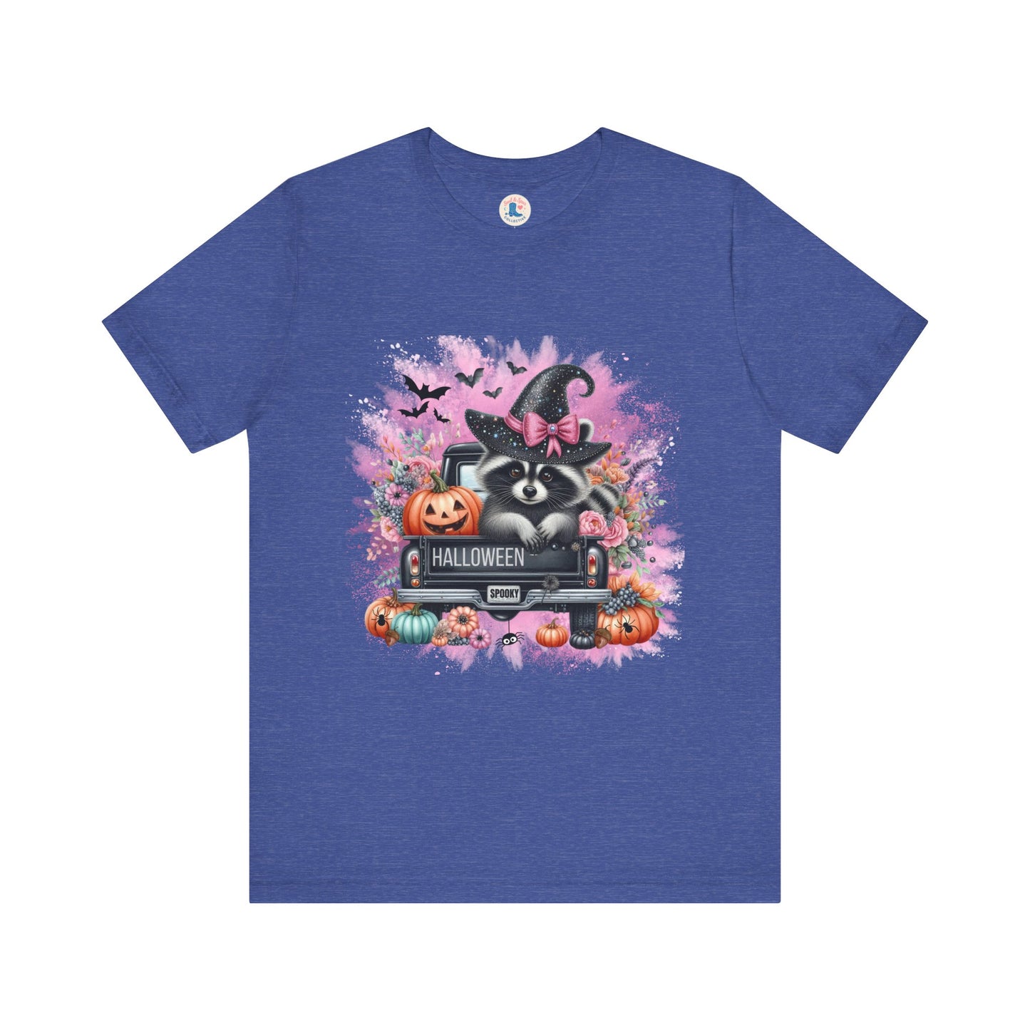 Spooky Raccoon Halloween Truck Tee