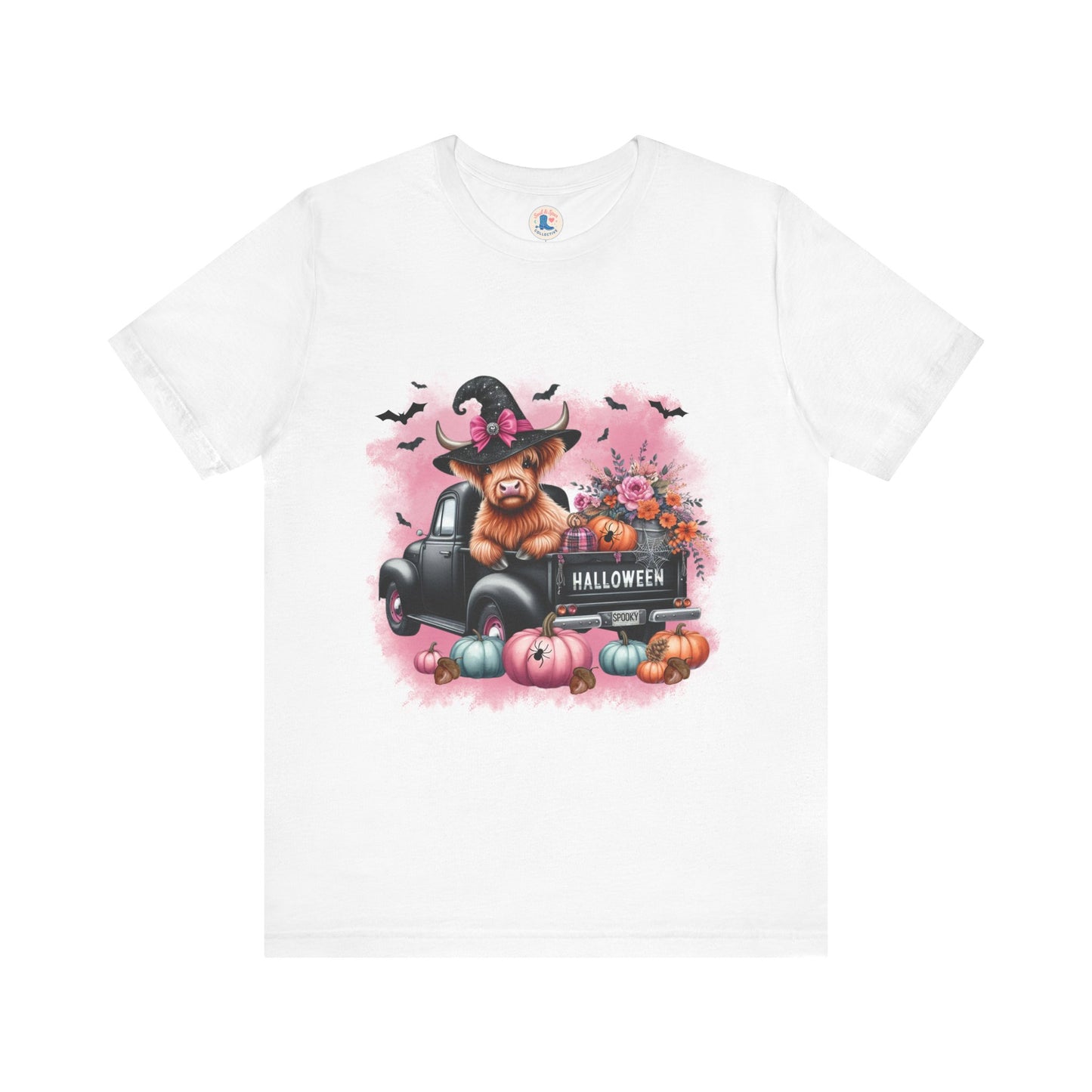 Highland Cow Halloween Truck Tee