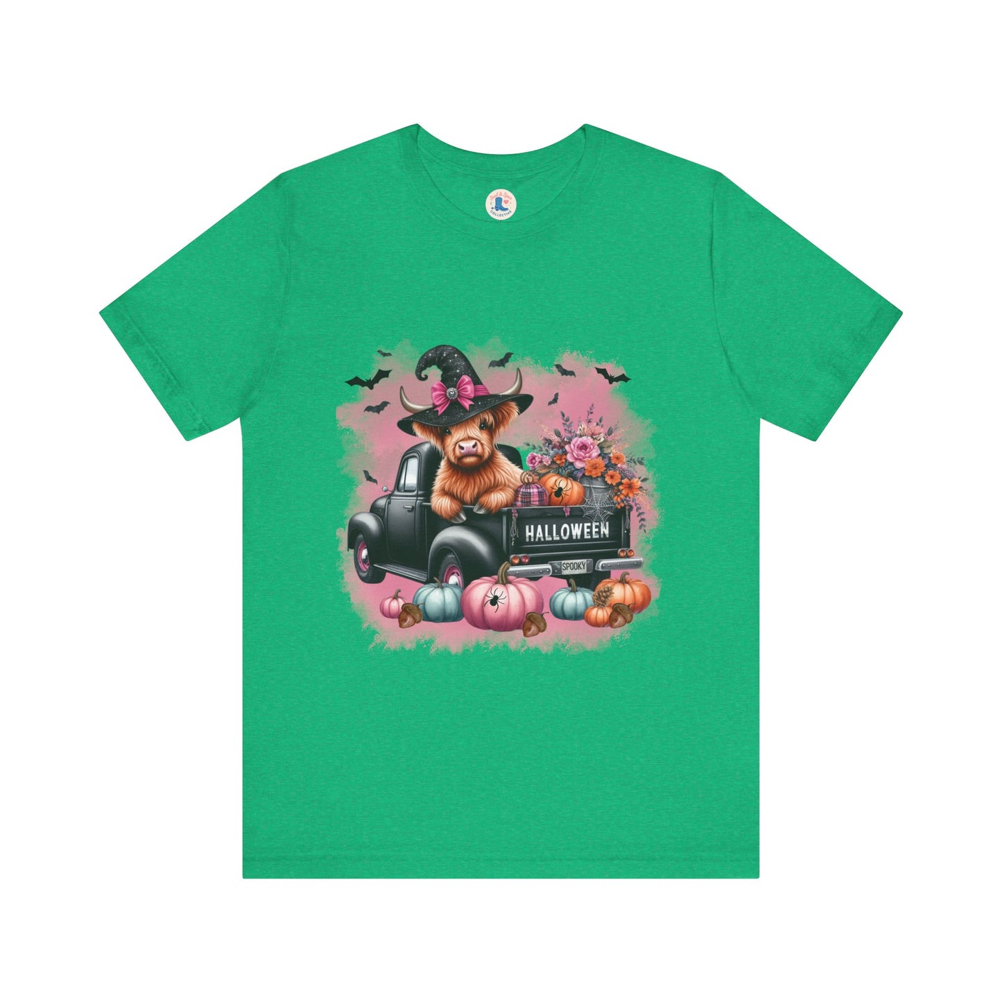 Highland Cow Halloween Truck Tee