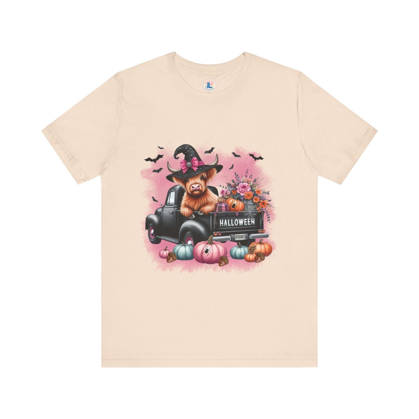 Highland Cow Halloween Truck Tee