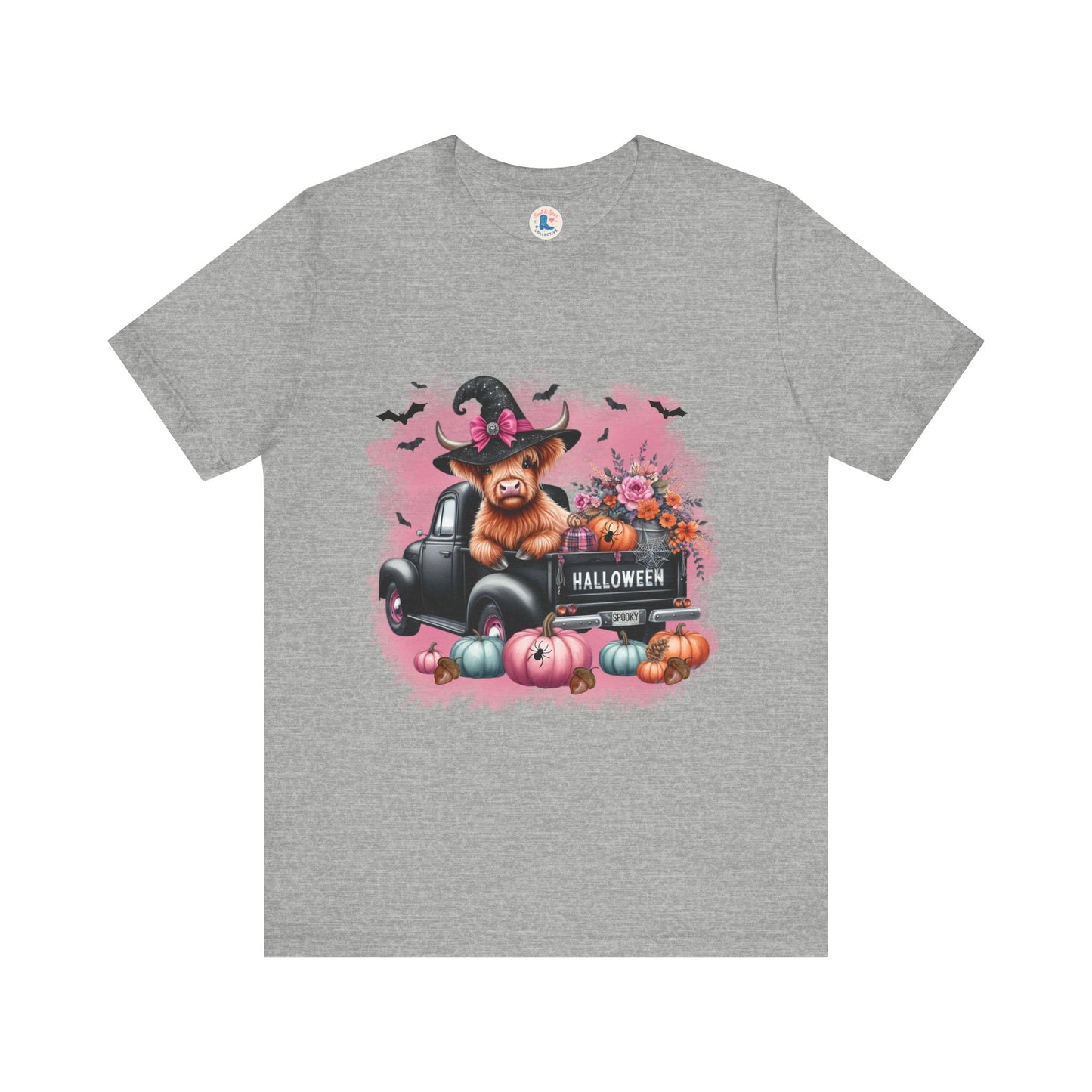 Highland Cow Halloween Truck Tee