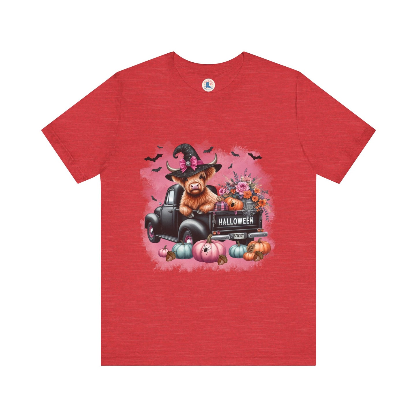 Highland Cow Halloween Truck Tee