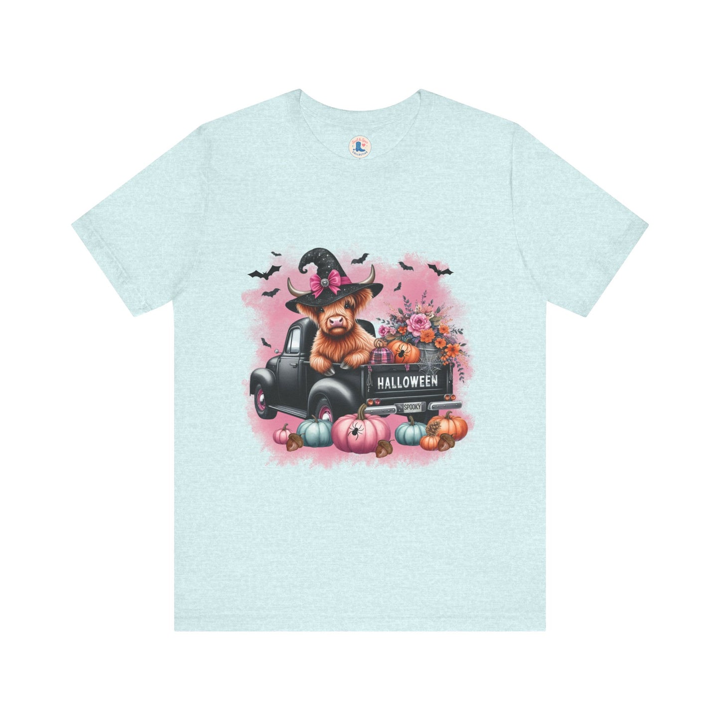 Highland Cow Halloween Truck Tee