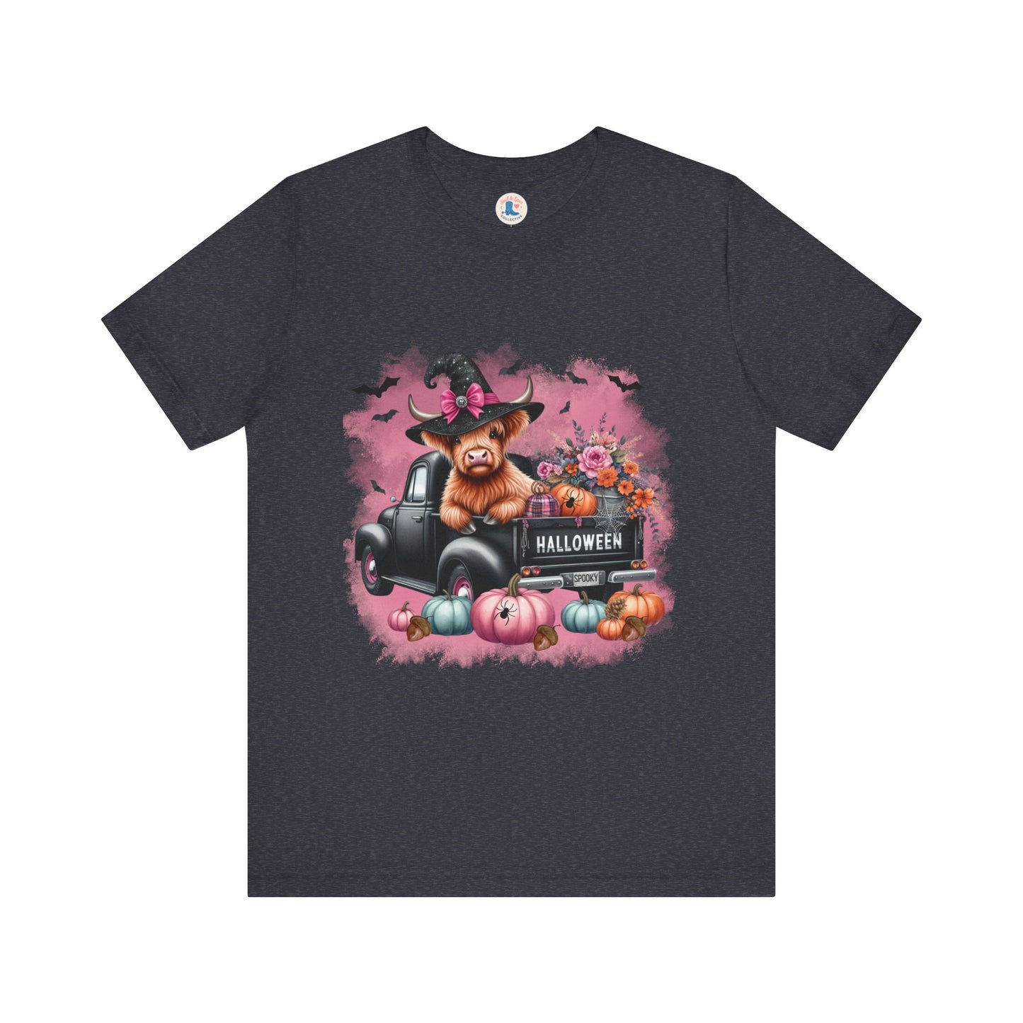 Highland Cow Halloween Truck Tee
