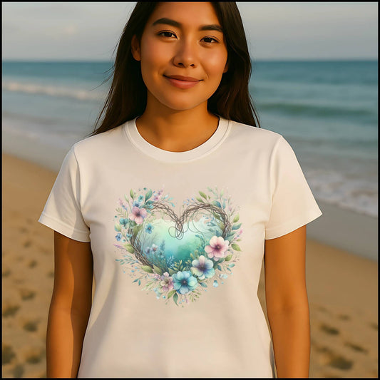 Wildflower Heart Tee