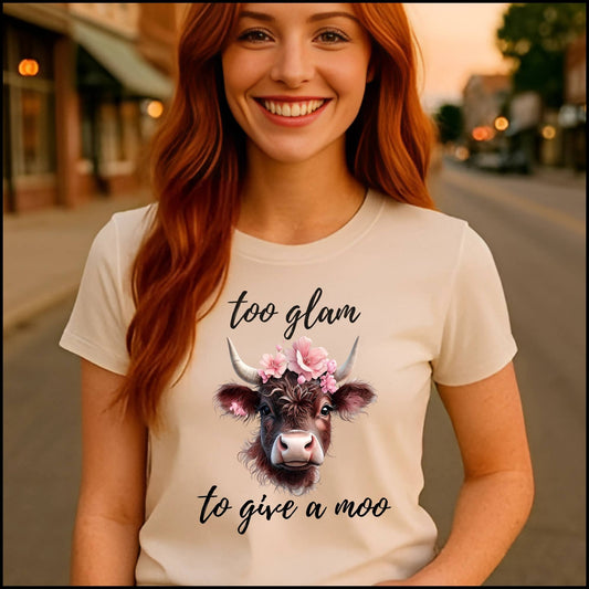 Glam Cow Tee