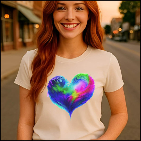 Radiant Spectrum Heart Tee