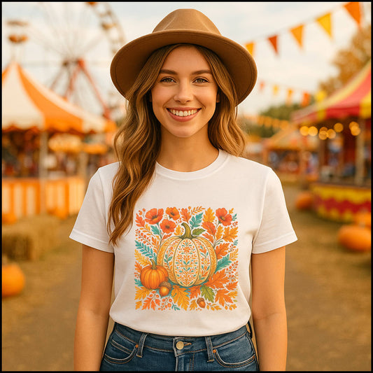 Autumn Harvest Pumpkin Tee