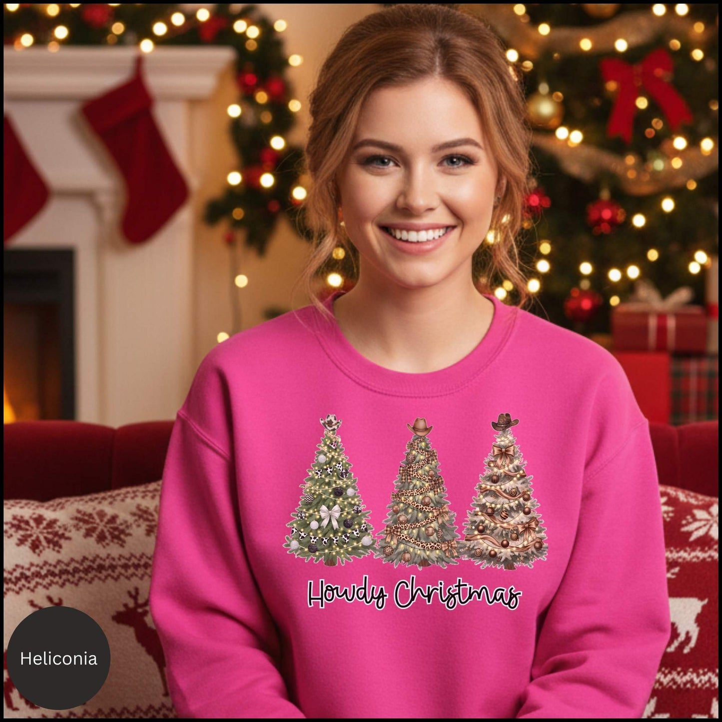 Howdy Christmas Crewneck Sweatshirt