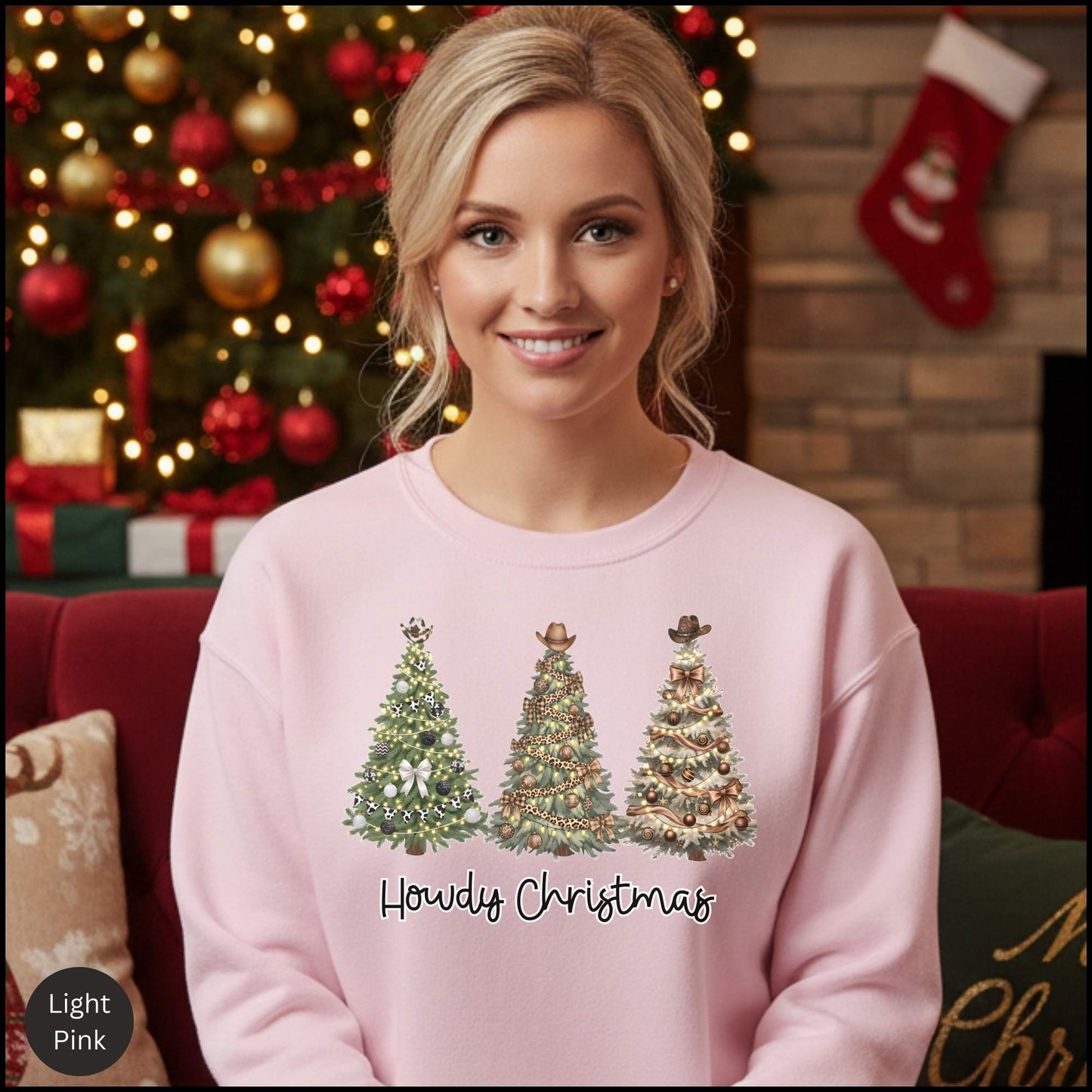 Howdy Christmas Crewneck Sweatshirt