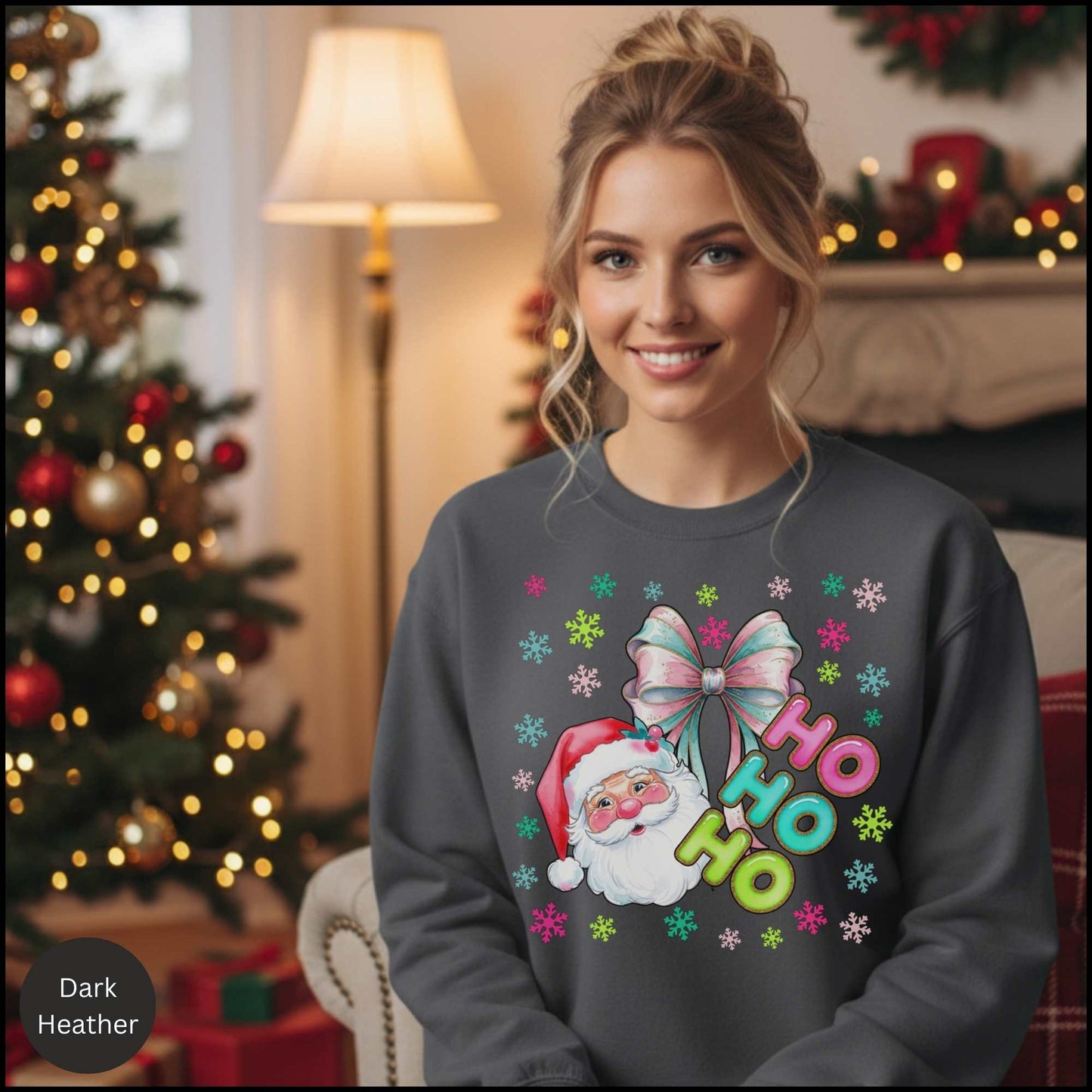 Pastel Retro Santa Crewneck