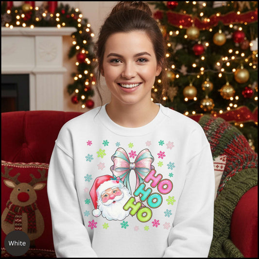 Pastel Retro Santa Crewneck