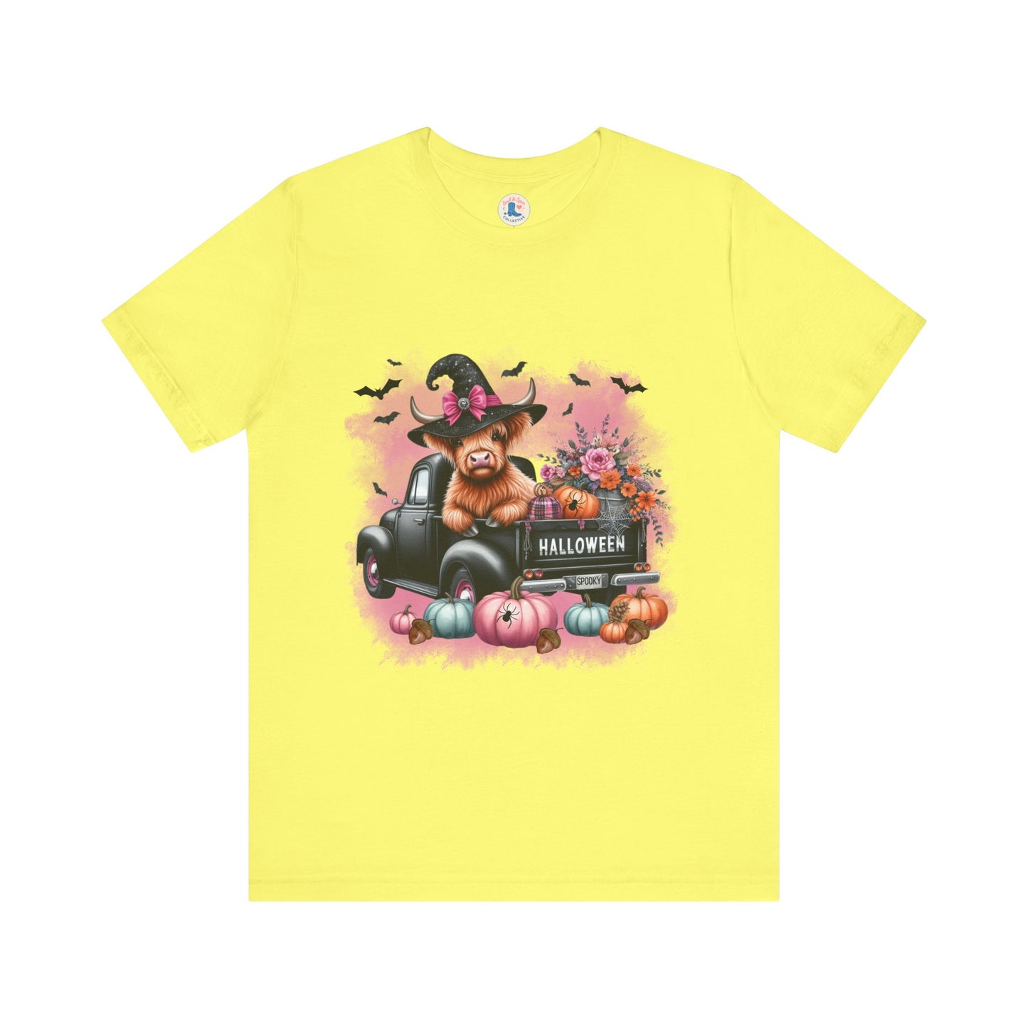 Highland Cow Halloween Truck Tee