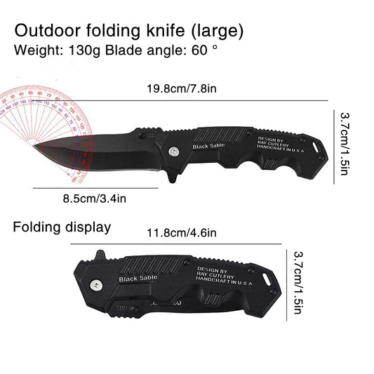 Portable Multifunctional Folding Survival Knife