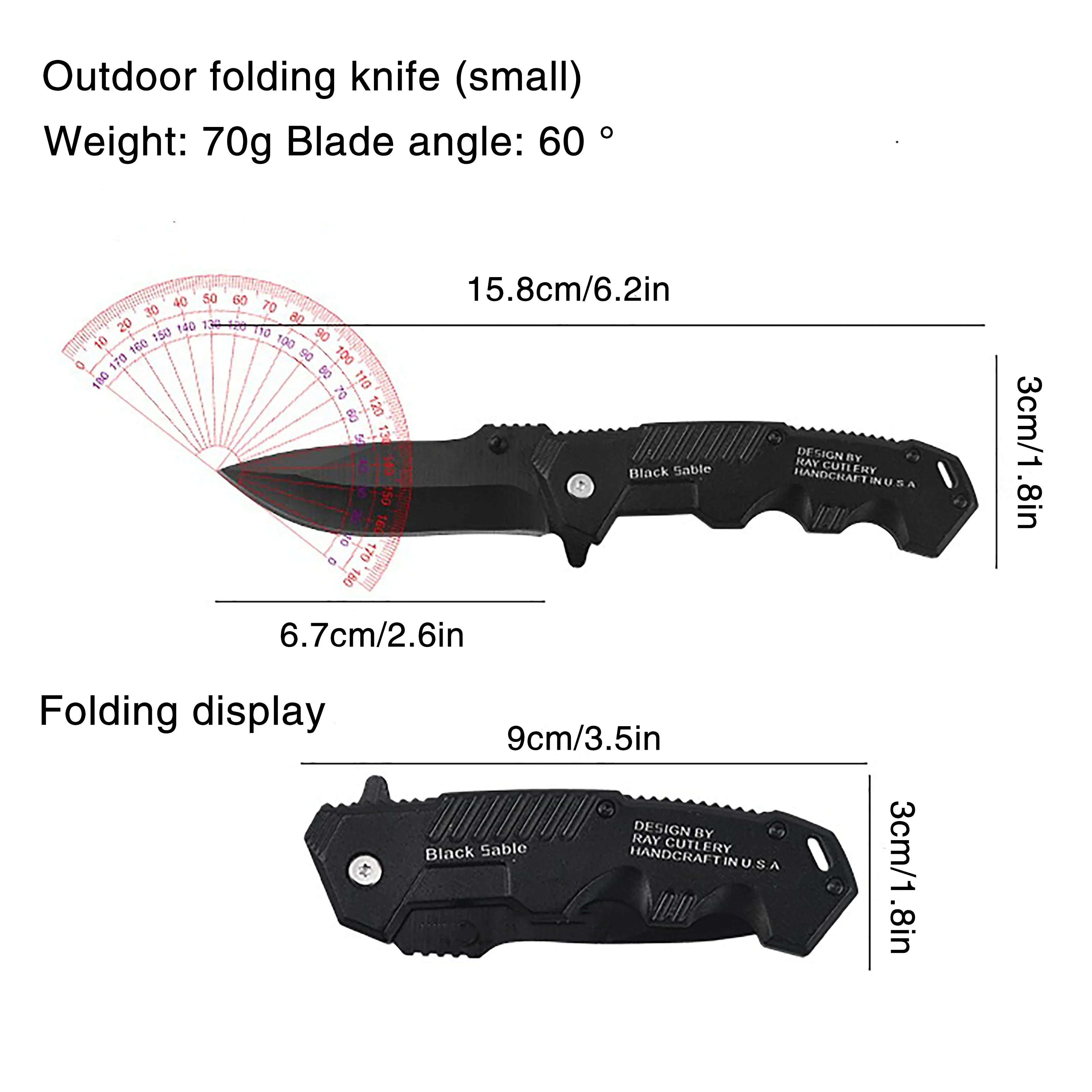 Portable Multifunctional Folding Survival Knife
